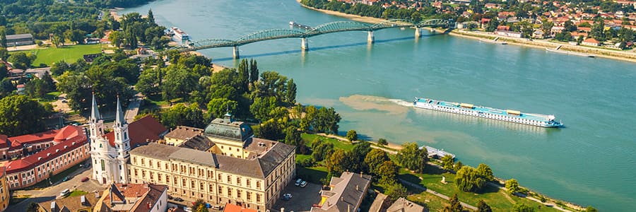 Ports of call on the Danube River