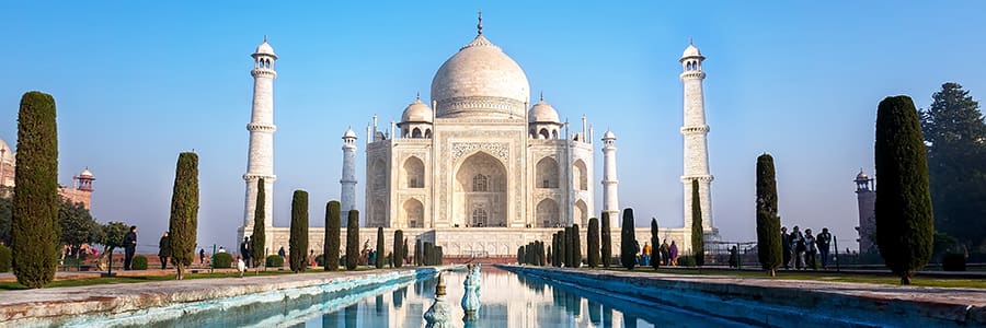 Visit the famed Taj Mahal on a Ganges River Cruise tour