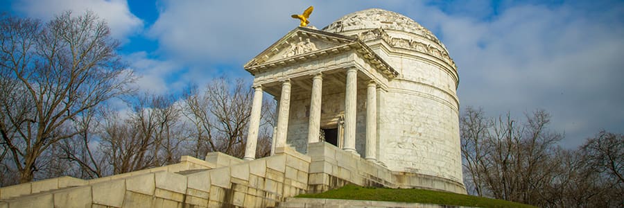 Visit Vicksburg war memorial on your Mississippi River cruise