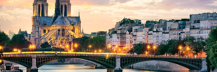Sail the Seine River from Notre Dame in Paris to Normandy