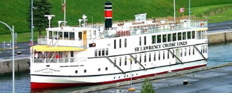 Cruise along the St Lawrence River between Canada and the USA for great port visits