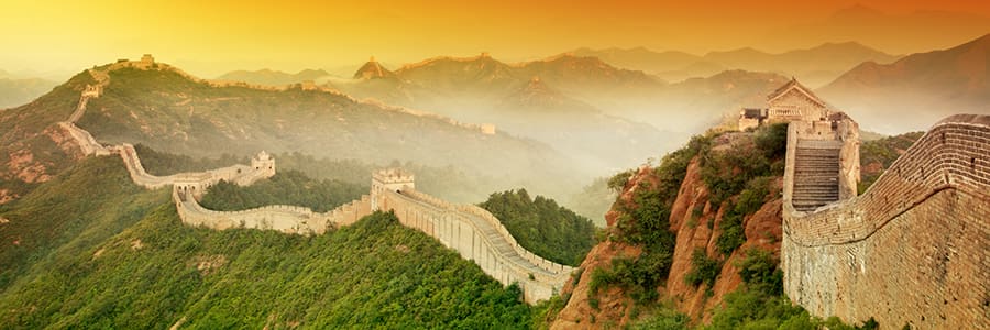 Sail the Yangtze River of China and see the Great Wall and other historic monuments