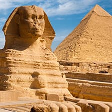 See the famous Sphinx in Egypt on a Nile River Cruise