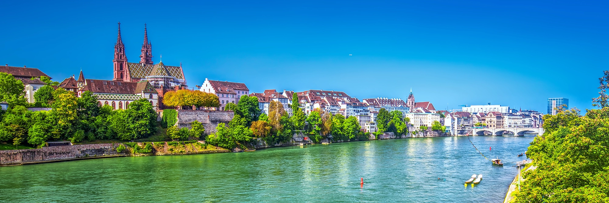 Basel Switzerland is an end point of many Rhine River Cruises
